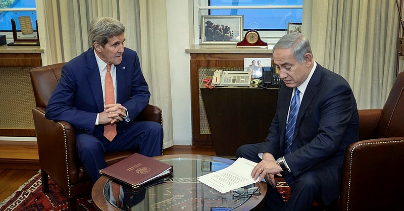 kerry and netanyahu