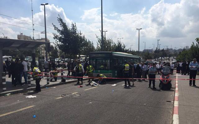 Scene of recent terror attack in Jerusalem