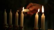 US Marines light Chanukah candles