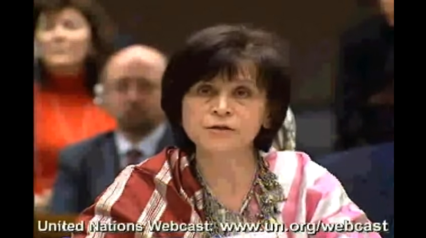 Jewish Refugee of Jewish Expulsion From Middle East Addresses the UN