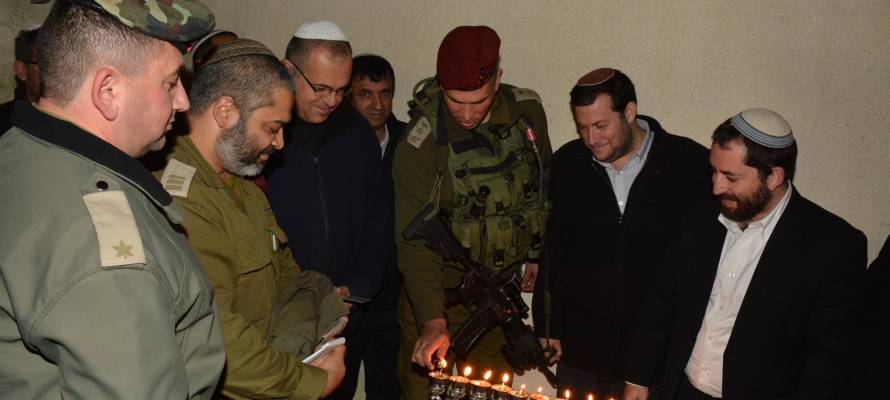 Chanukah at Joshua's Tomb