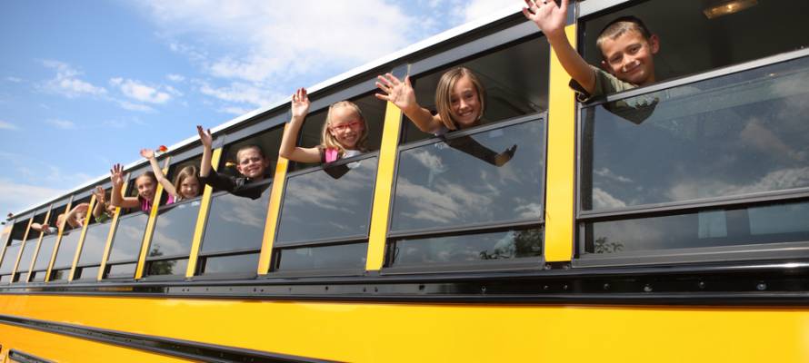 buses into classrooms