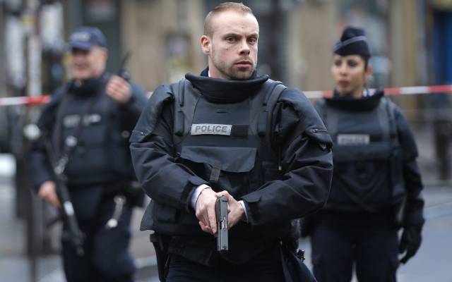 French police attack