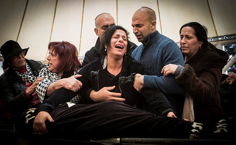 Funeral for terror victim Alon Bakal