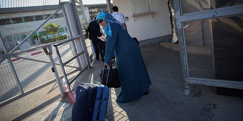 Erez crossing between Israel and Gaza