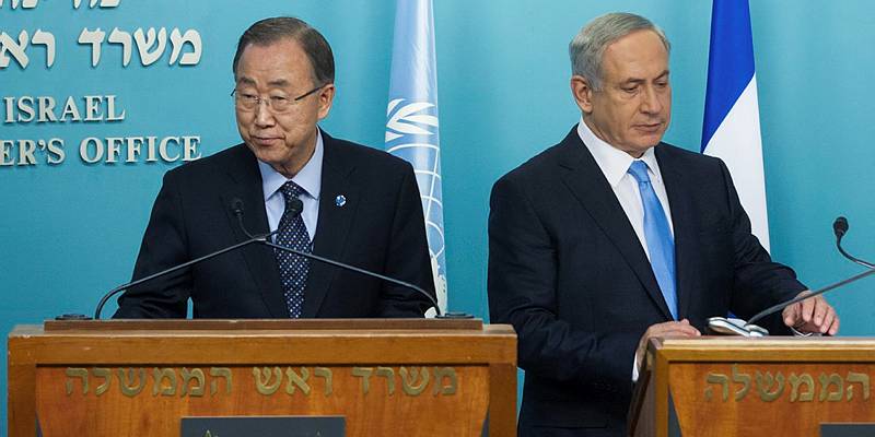 Ban Ki-Moon and Netanyahu