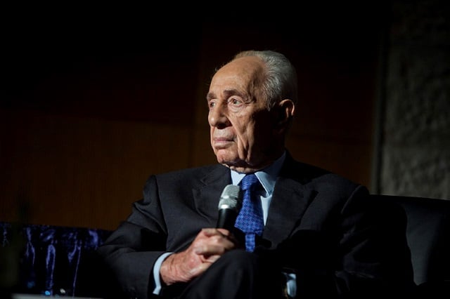 Former Israeli President Shimon Peres