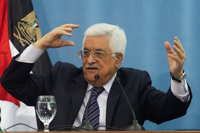 Palestinian president Mahmoud Abbas