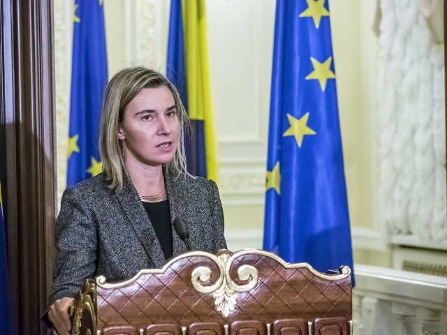 EU's High Representative for Foreign Affairs Federica Mogherini