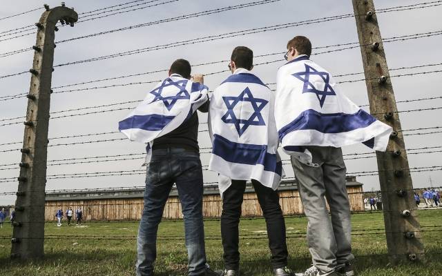 Israelis at the Auschwitz Death Camp