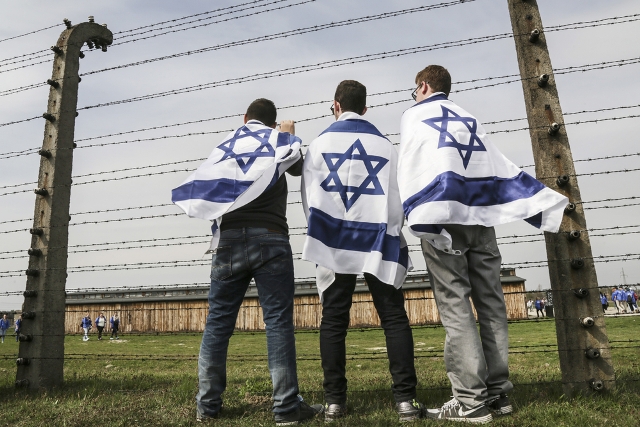 Israelis at the Auschwitz Death Camp