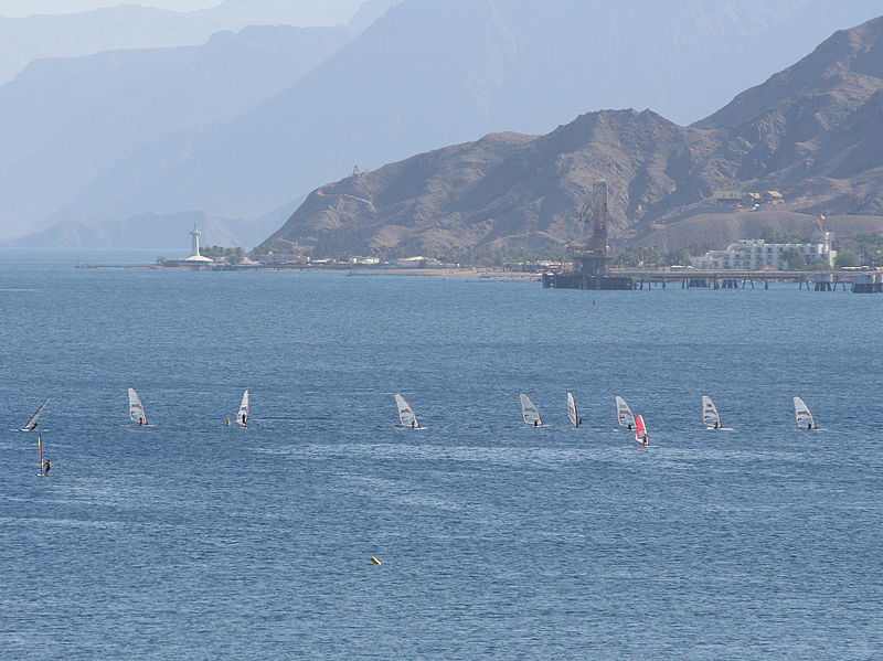 windsurfing in eilat