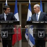 Netanyahu and French Ambassador to Israel Patrick Maisonnave