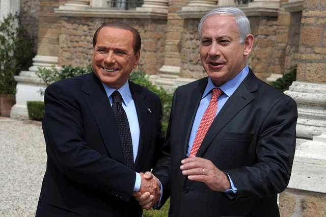 Netanyahu Berlusconi