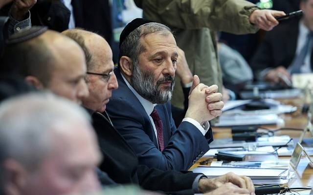 Israeli Interior Minister Aryeh Deri