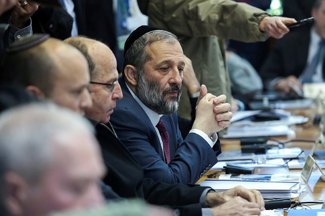 Israeli Interior Minister Aryeh Deri