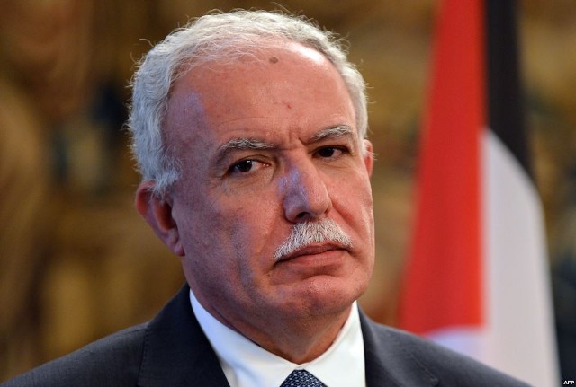 Palestinian Foreign Affairs Minister Riad Al-Malki