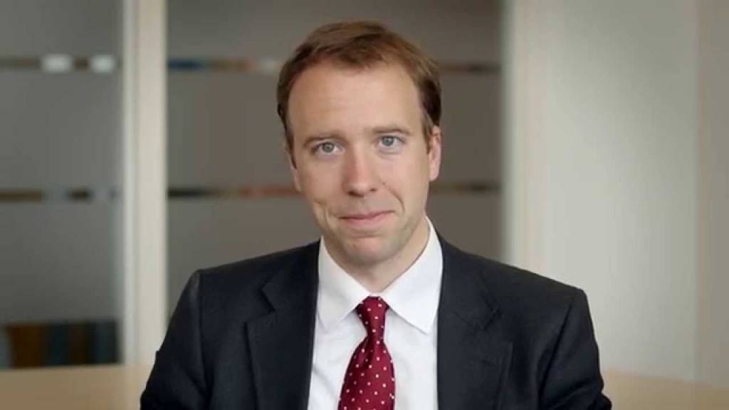 British Minister Matthew Hancock