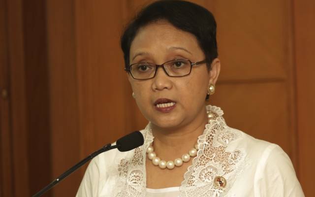 Indonesian Foreign Minister Retno Marsud