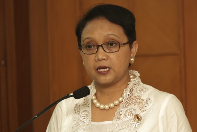 Indonesian Foreign Minister Retno Marsud