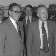 Henry Kissinger and Yitzhak Rabin