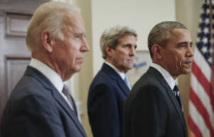Barack Obama, John Kerry, Joe Biden