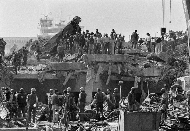 '83 Marine barracks bombing in Beirut