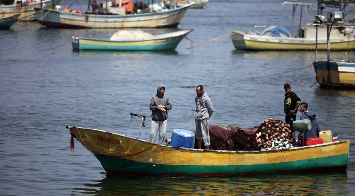 Palestinian fishermen