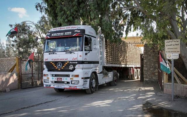 Gaza truck
