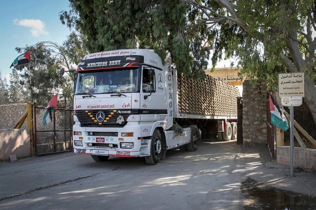 Gaza truck