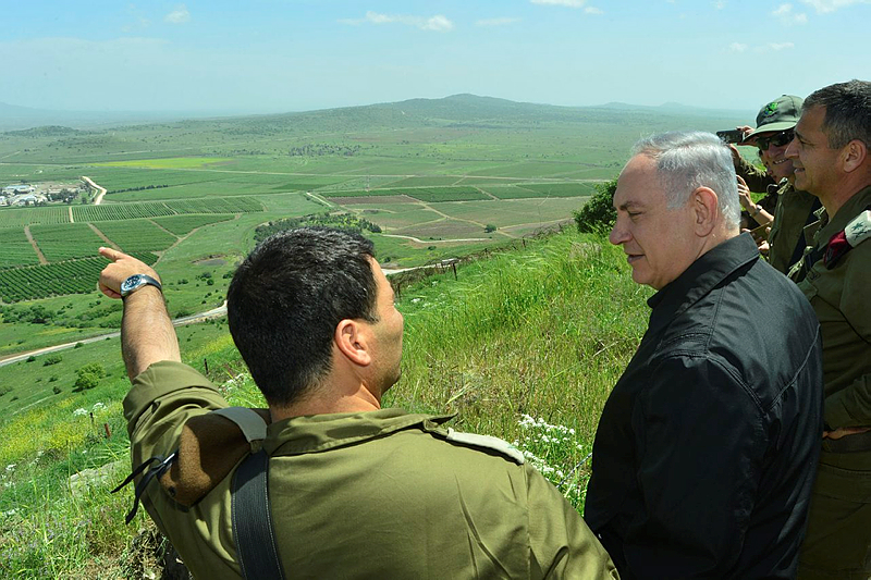 Netanyahu visits Golan Heights