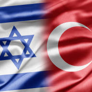 Turkey Israeli flags