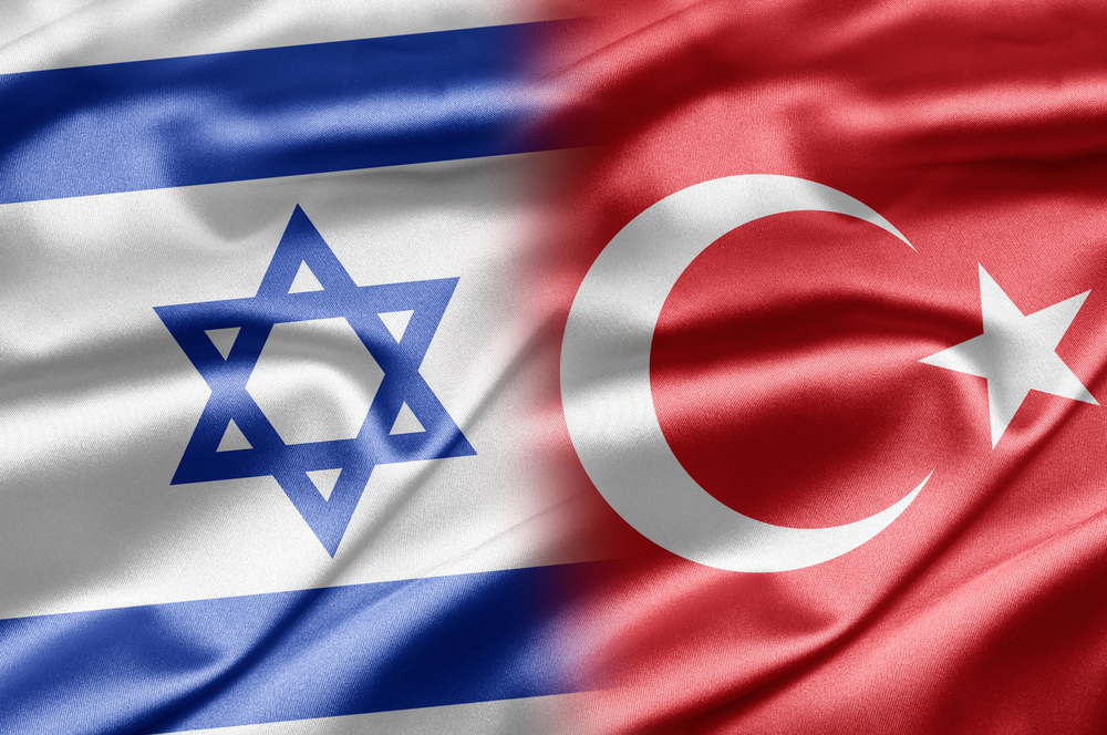 Turkey Israeli flags