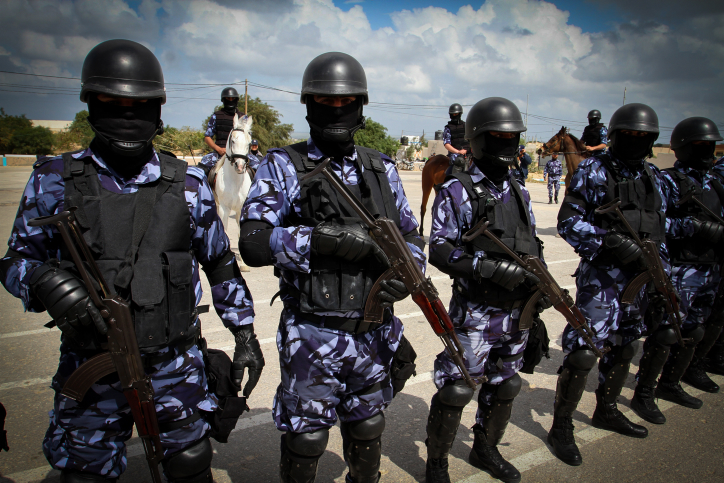 Palestinian policemen