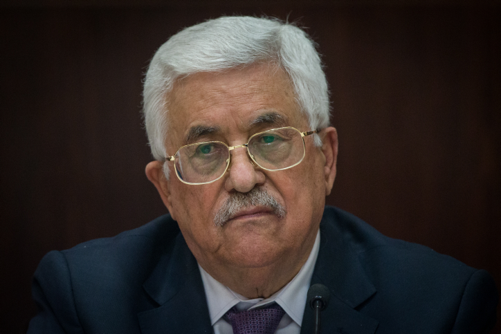 Palestinian president Mahmoud Abbas