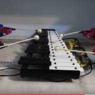 HaTikvah Israel's National Anthem played on a Robotic Xylophone