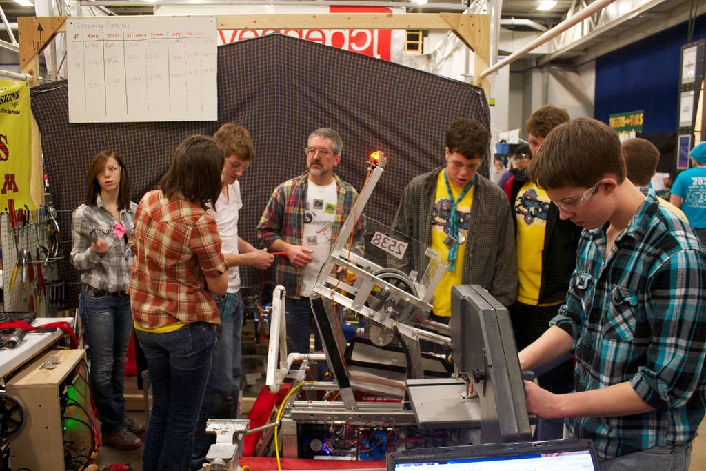 Israeli students robotics