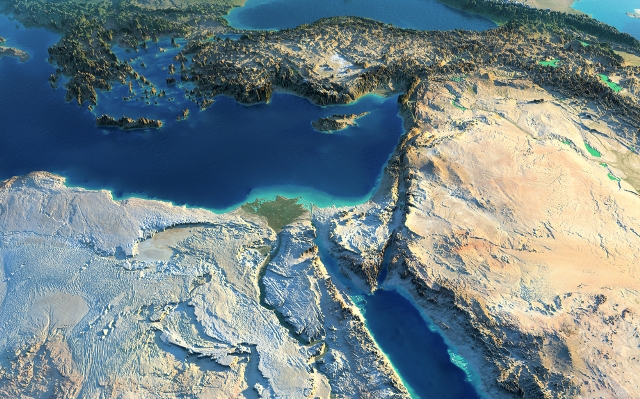 Israel from space