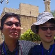 Christian Chinese tourists in Hebron