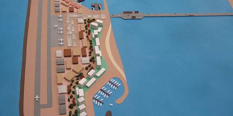 Gaza seaport island