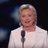 Hillary Clinton addresses DNC