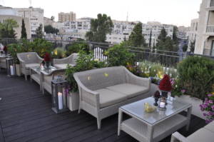 The Waldorf Astoria Jerusalem's Garden Terrace