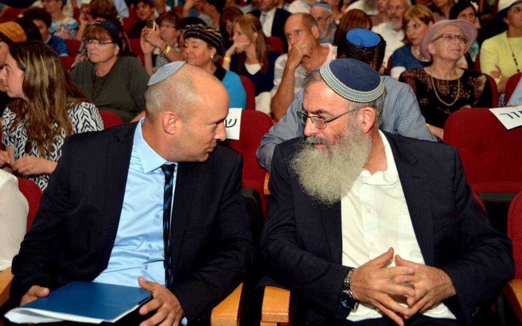 Naftali Bennett and David Stav