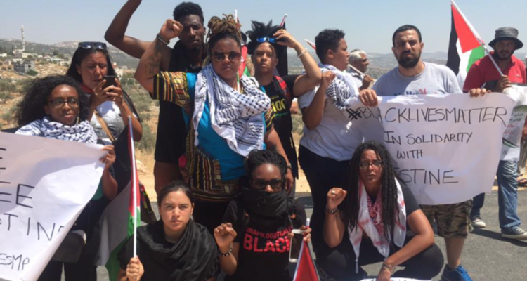 Black Lives Matter protest against Israel