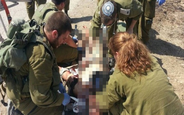 IDF treats wounded Syrians