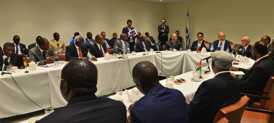 Netanyahu with African leaders