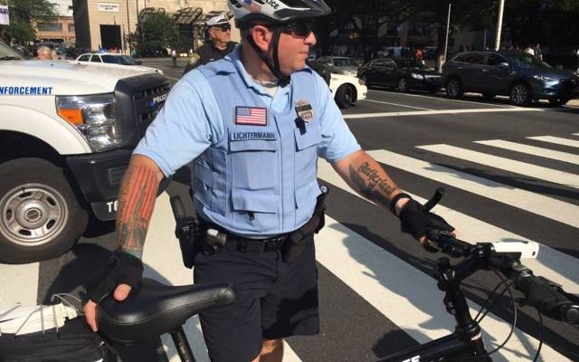 Philadelphia Policeman Nazi tattoo