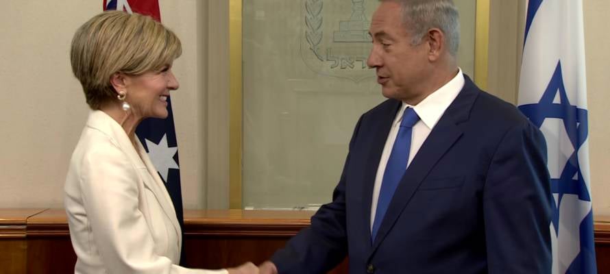 Netanyahu and Julie Bishop