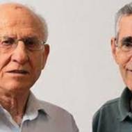 Profs. Aharon Razin (L) and Howard Cedar