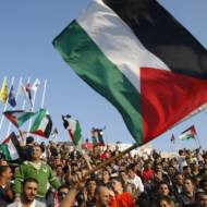 Palestinian flag soccer